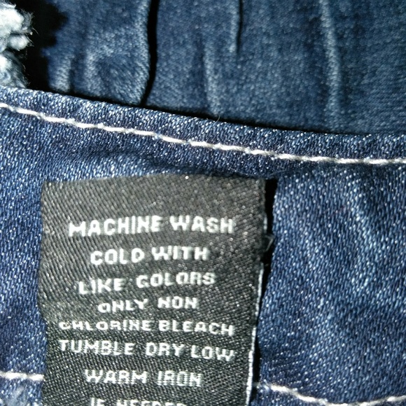 RUE 21 Distressed Denis Daisy Print Stretch Shorts - Picture 6 of 7